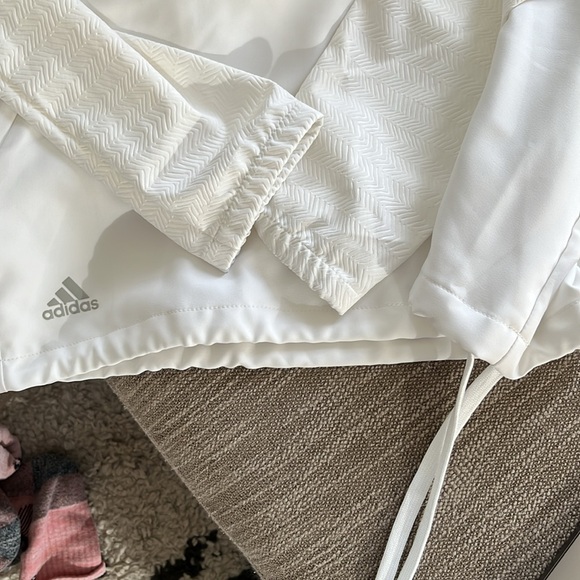 NWT Adidas lightweight golf pullover white M - Picture 3 of 5